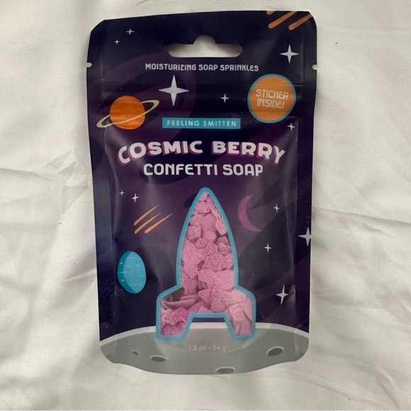 Feeling Smitten Other - Feeling Smitten Cosmic Berry Confetti Soap 1.2 oz New Sealed